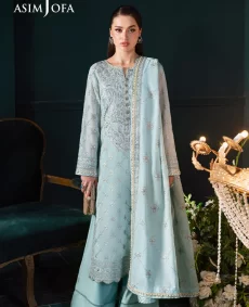 EMBROIDERED PAPER COTTON UNSTITCHED 3 PCS